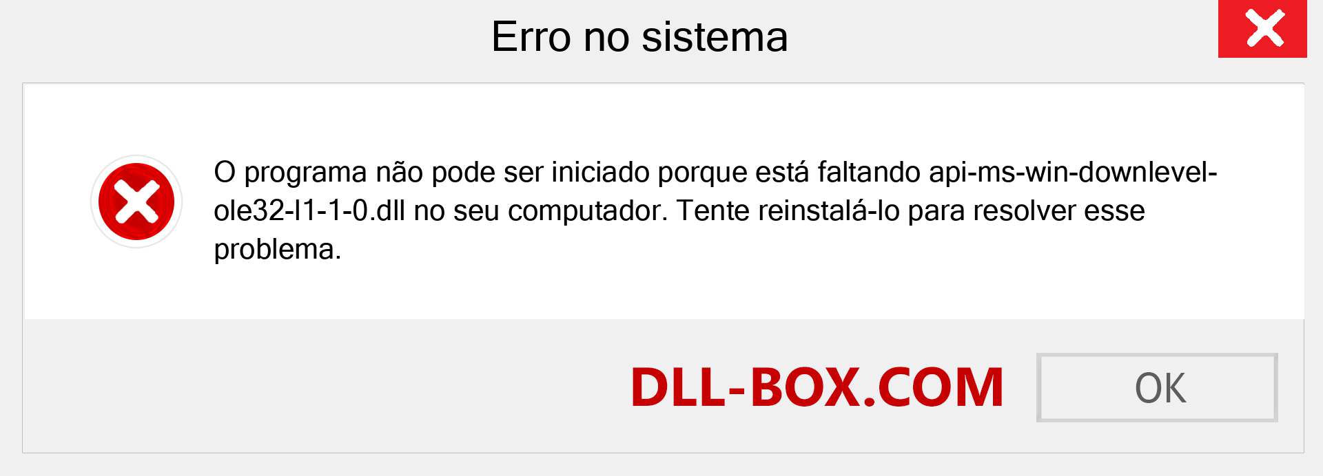 Arquivo api-ms-win-downlevel-ole32-l1-1-0.dll ausente ?. Download para Windows 7, 8, 10 - Correção de erro ausente api-ms-win-downlevel-ole32-l1-1-0 dll no Windows, fotos, imagens